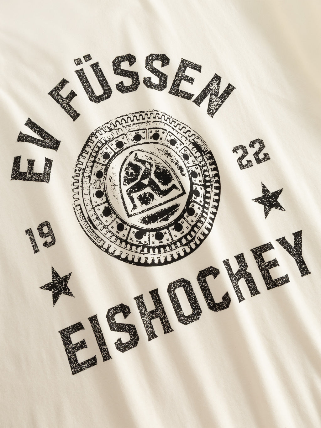 T-Shirt EVF Frontprint - creme
