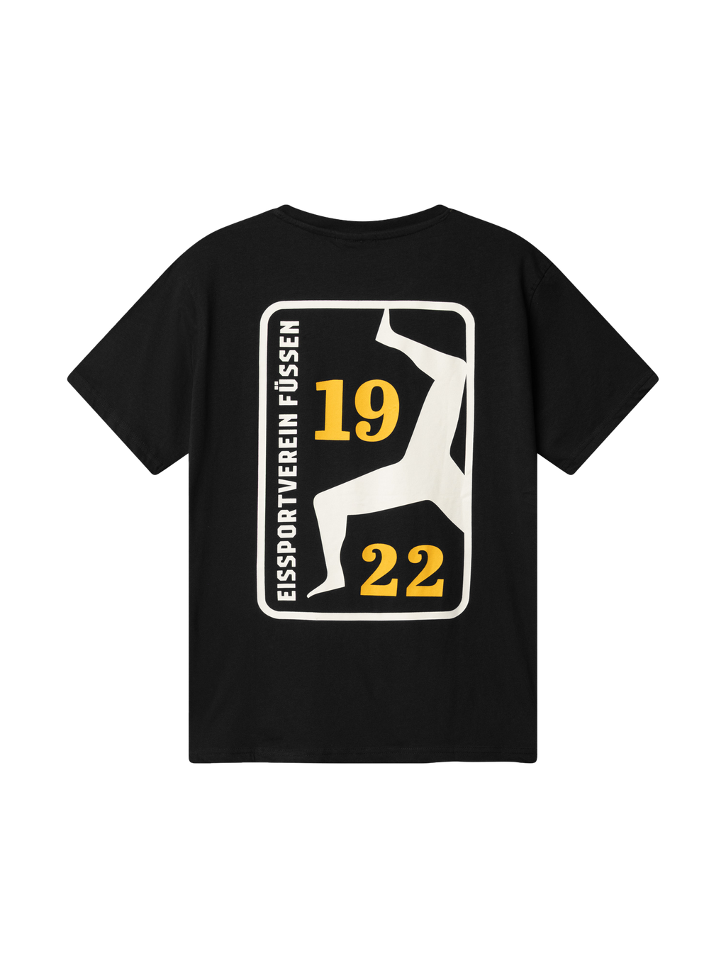 T-Shirt 1922 mit Backprint - schwarz