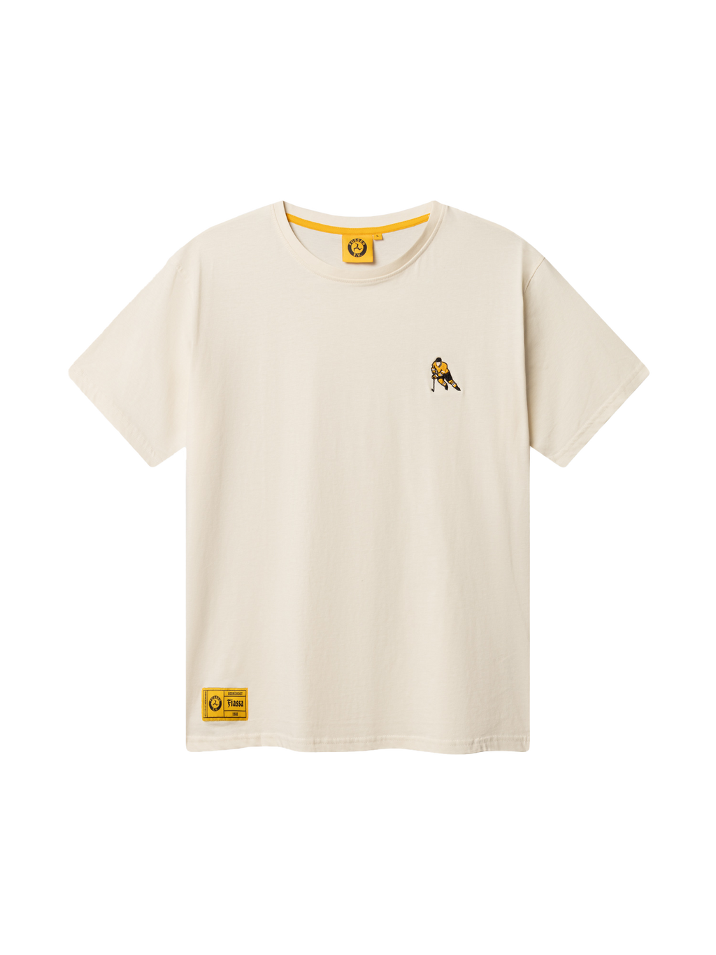 Basic T-Shirt Eishockeyspieler - creme