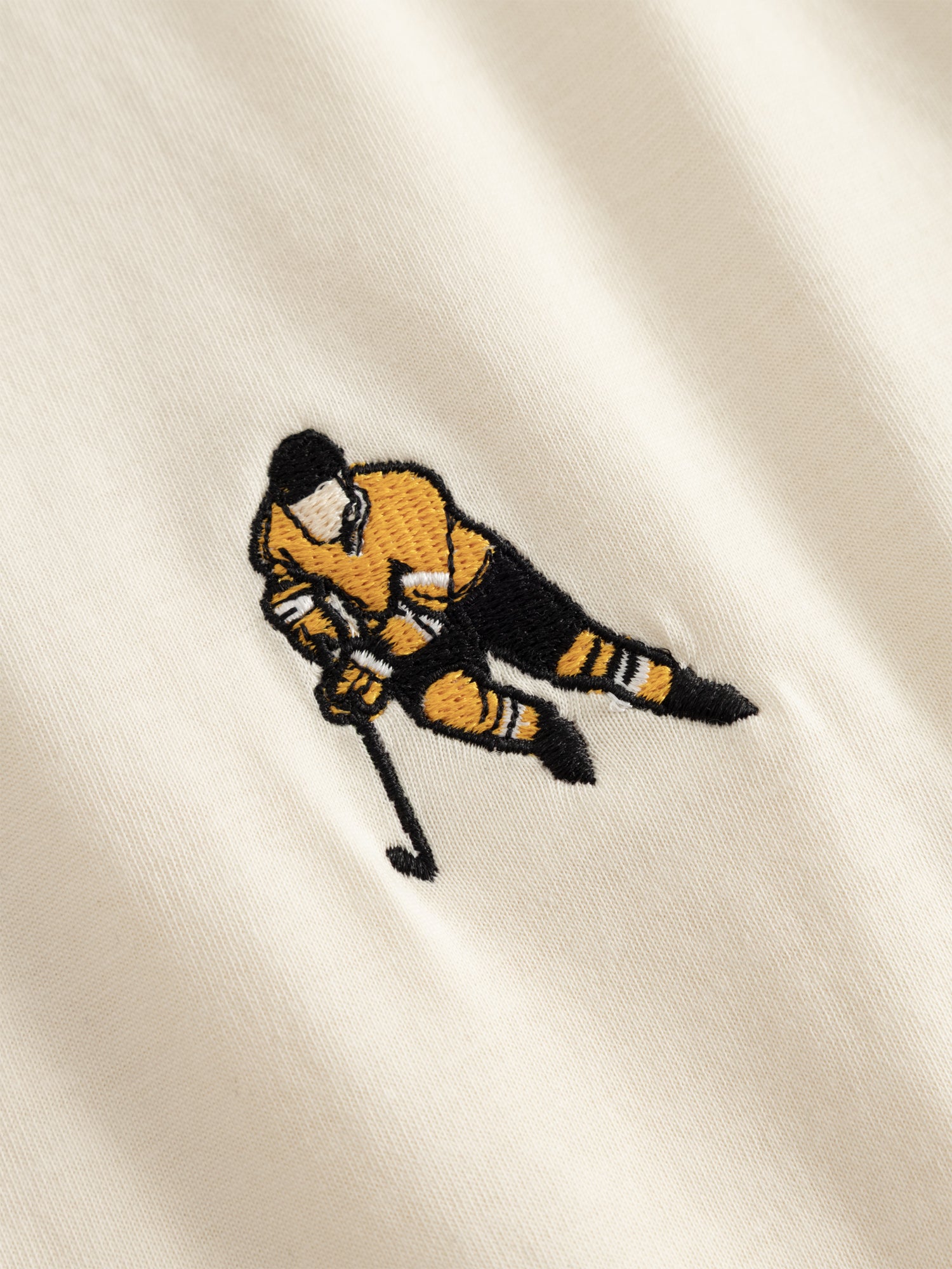 Basic T-Shirt Eishockeyspieler - creme