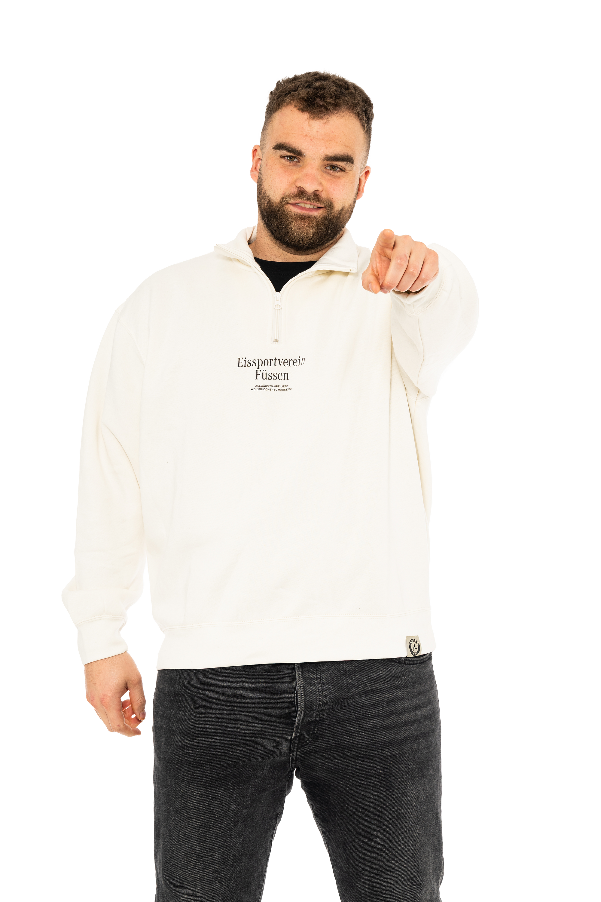 Quarter-Zip Sweater – „Allgäus wahre Liebe“