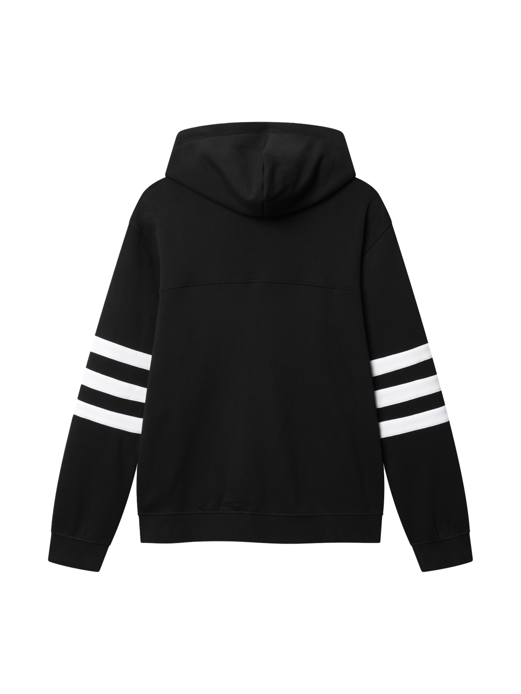 Hockey Hoodie – Schwarz/Weiß