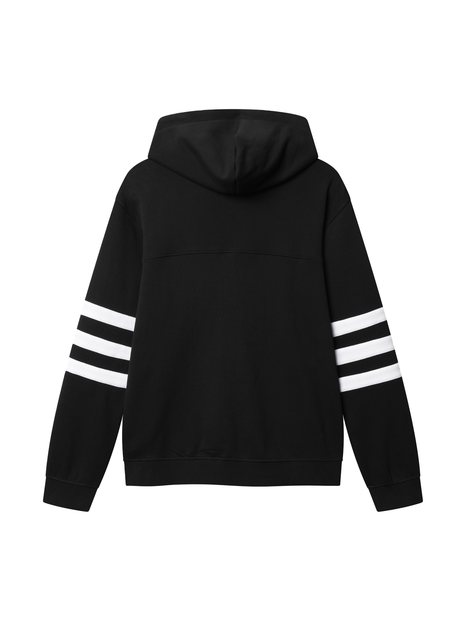 Hockey Hoodie – Schwarz/Weiß