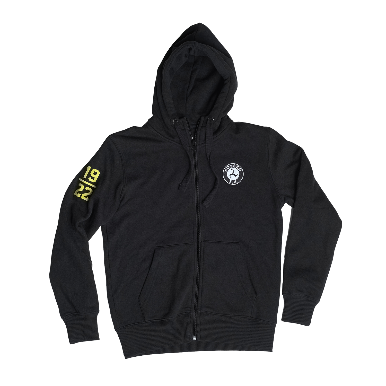 EV Füssen Zip Hoodie schwarz