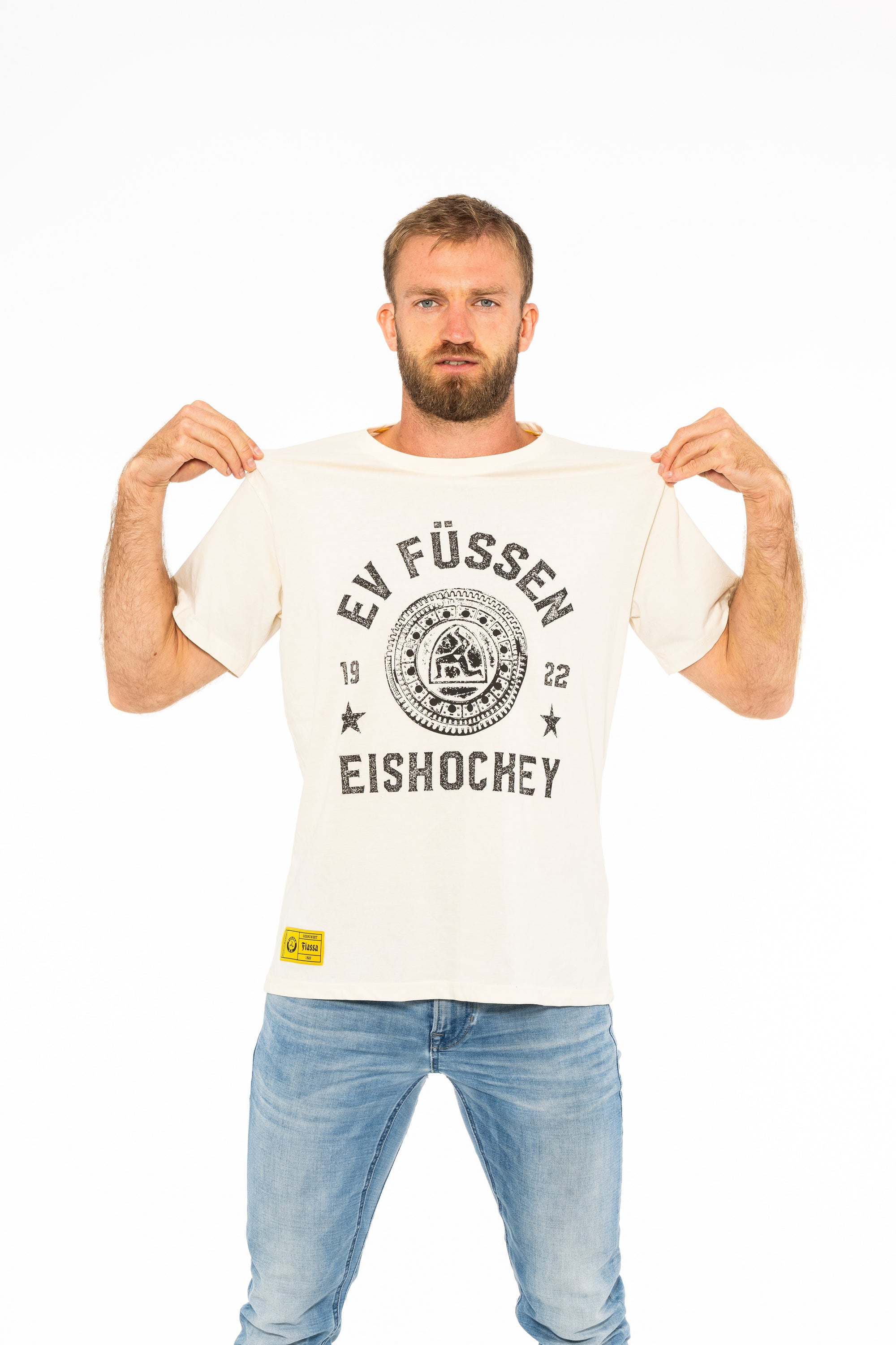 T-Shirt EVF Frontprint - creme